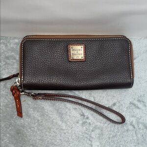 Dooney & Bourke Leather Large Wristlet/Wallet